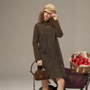 Autumn ELFSACK New Arrivals Casual Cartoon Embroidery Solid Color Hoodie Dress Set Lounge Wear For Women